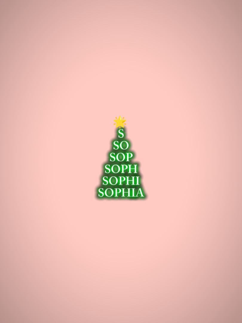 Nom de l'arbre de Noël