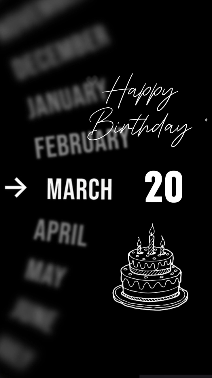 HBD 20 MARCH 2026