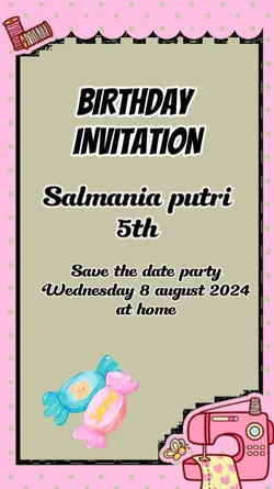 Birthday invitation