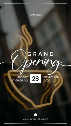 story: grand opening
