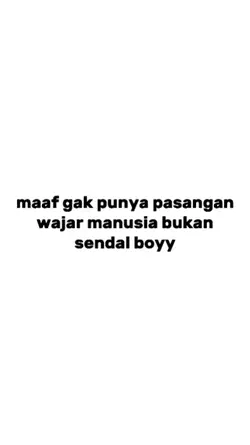 maaf gak punya psngn