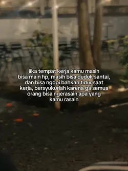 jika tempat kerja mu