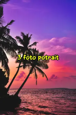 3 foto potrait