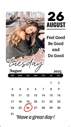 August 26, Tuesday