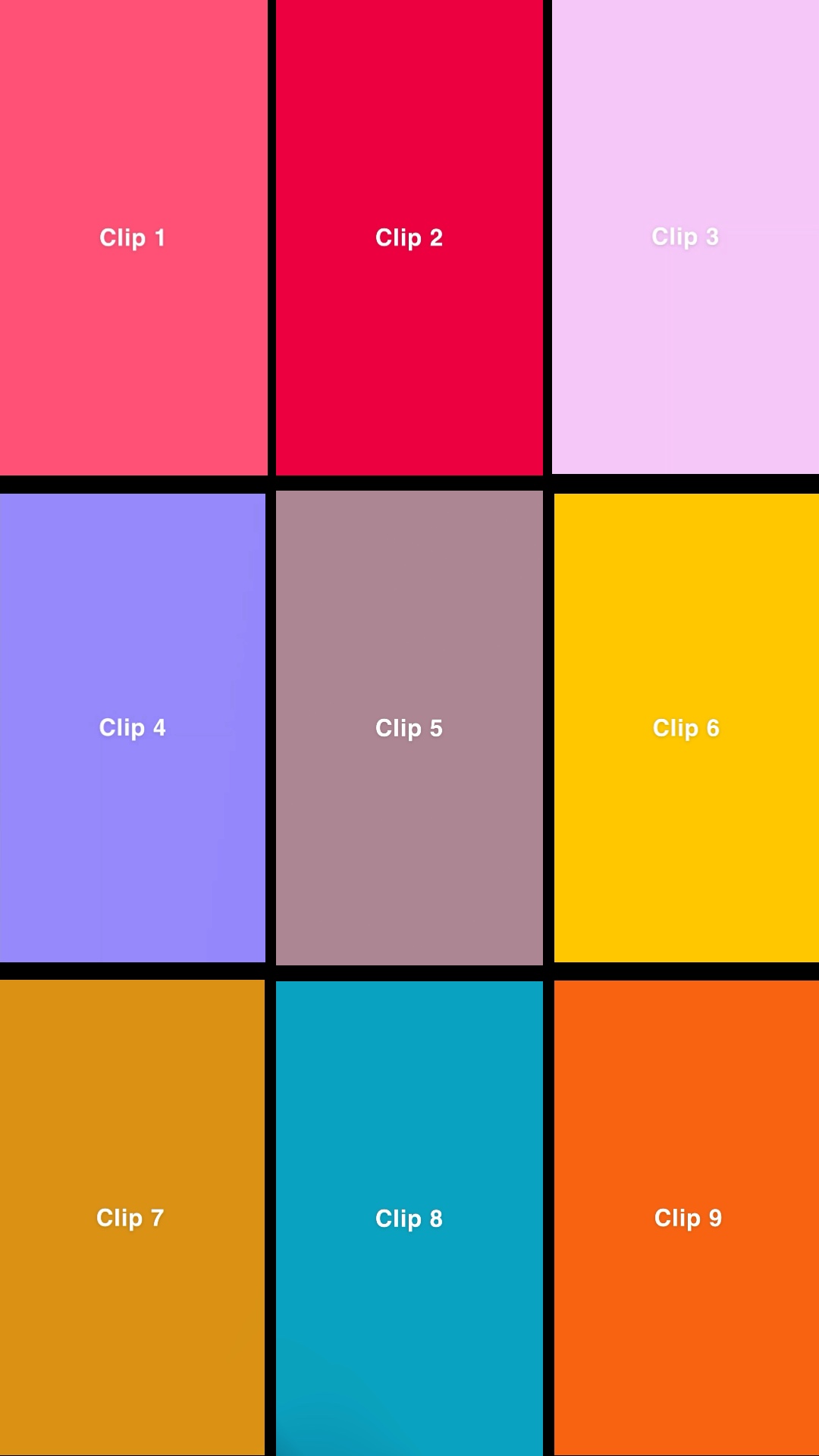 Grade de colagem 