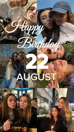 BIRTHDAY 22 AUGUST