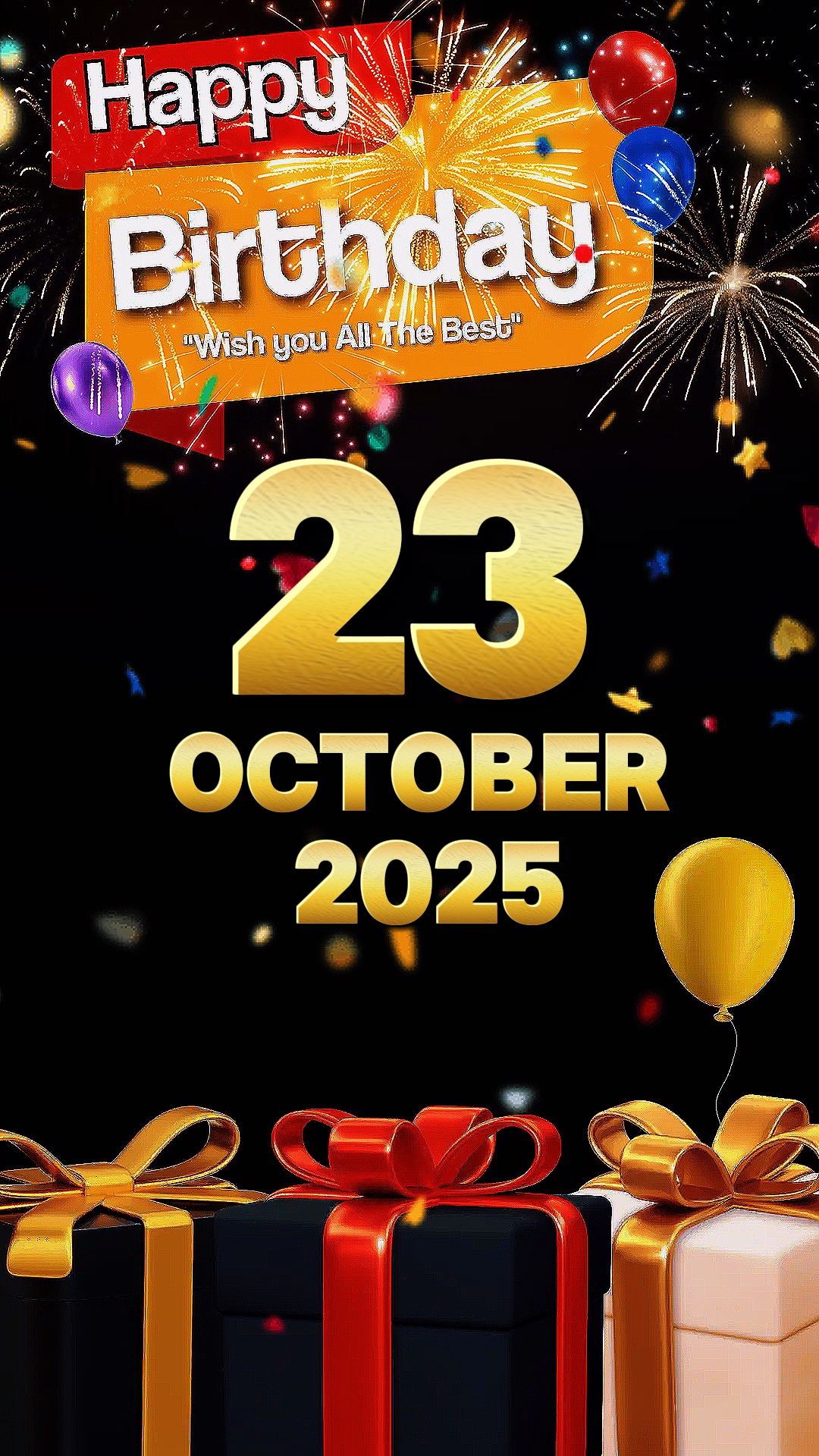 ANNIVERSAIRE 23 OCT 2025