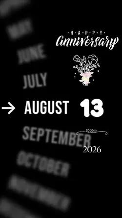 Anniv August 13 