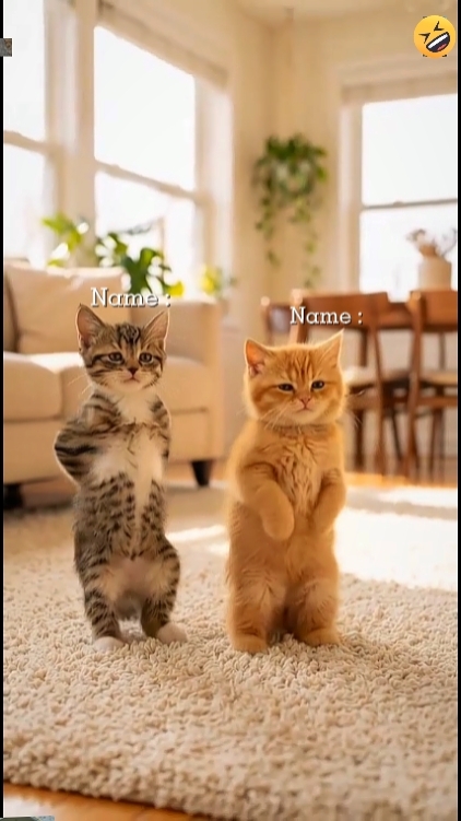 Süße Katze. 