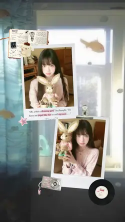 ✩ Girl on polaroid ✩