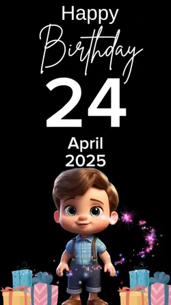 HBD My Son 24 April