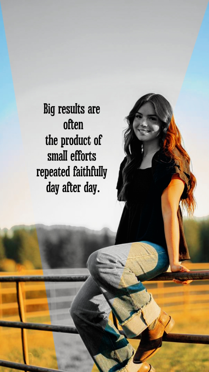 BIG RESULTS ARE—