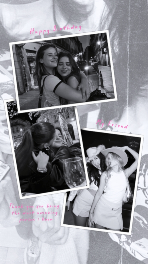 Feliz aniversário melhor amiga