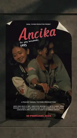 Ancika Movie Poste