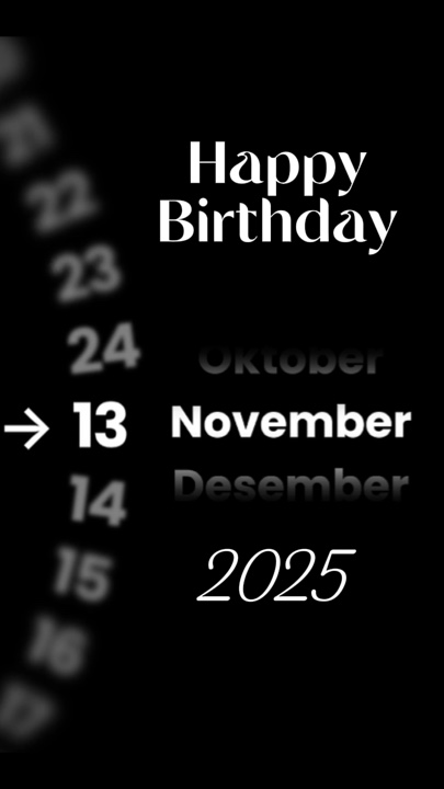 ulang tahun 13november