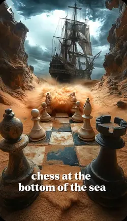 chess at the sea