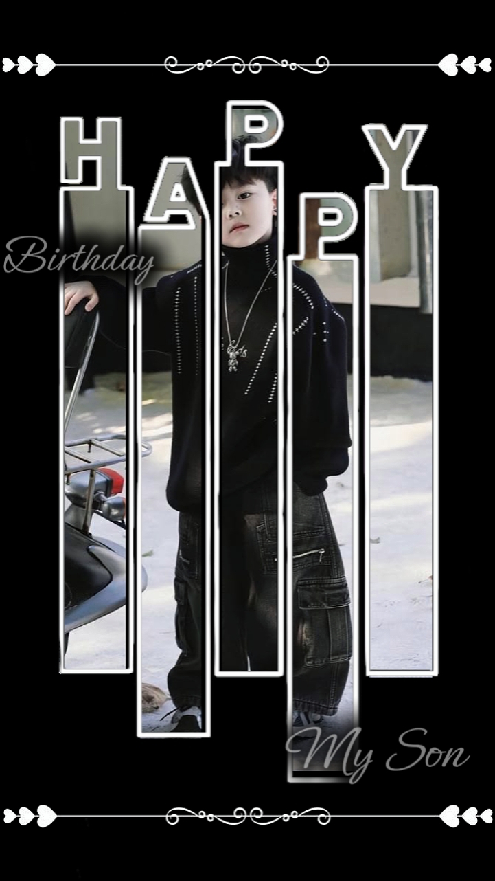 Feliz cumpleaños hijo mío