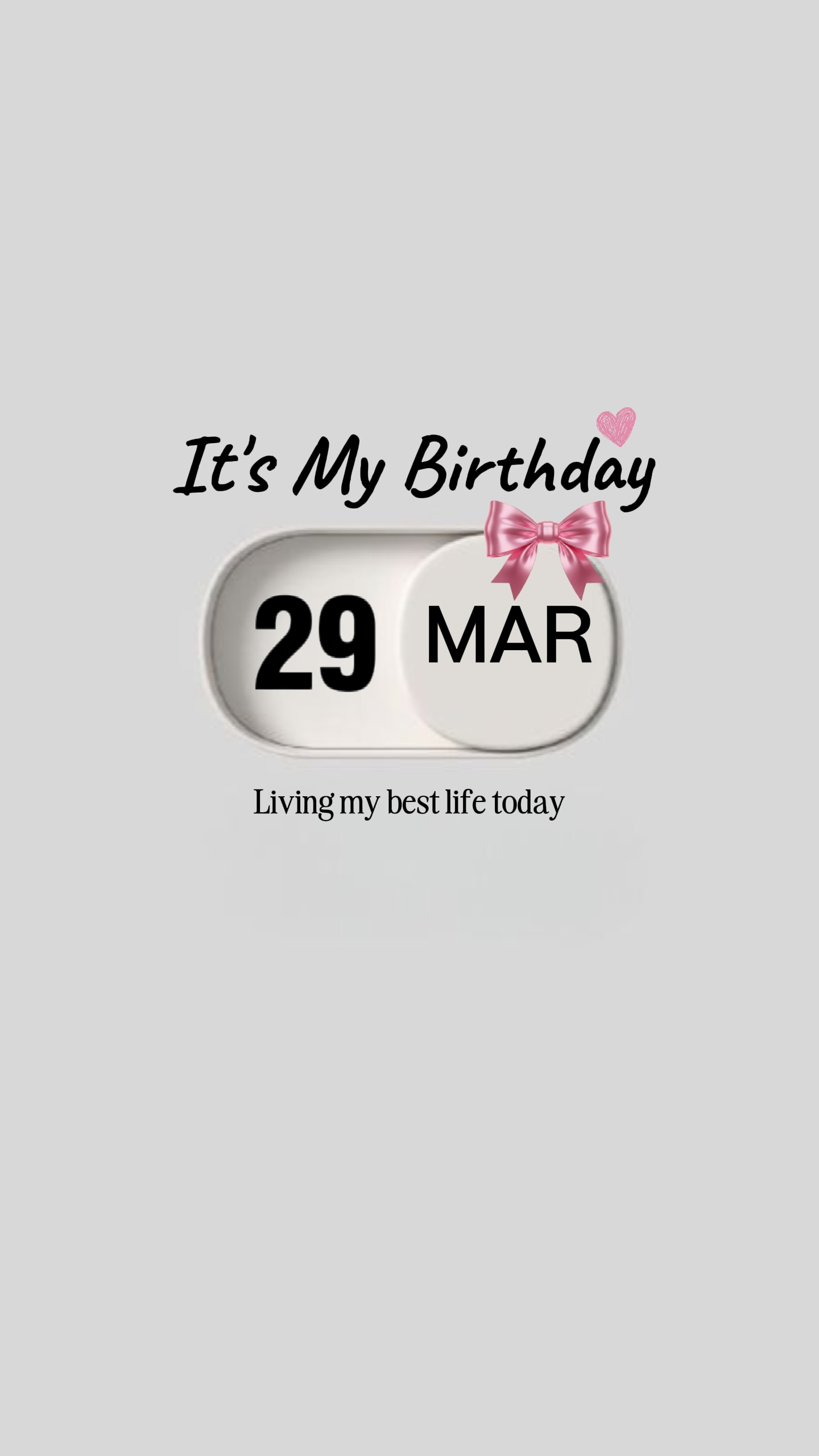 HBD 29 MARS