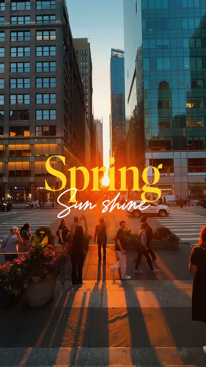Spring sun shine