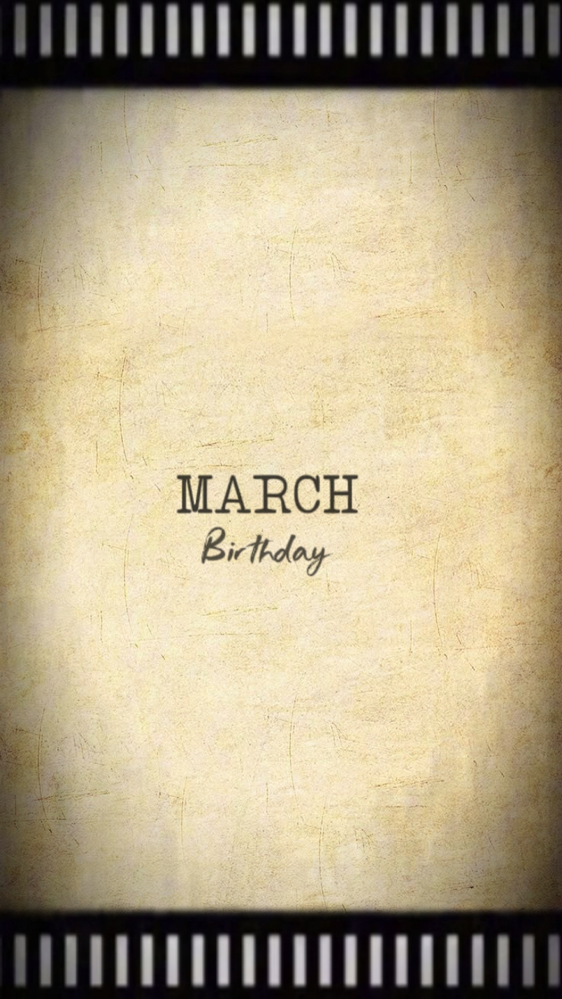 anniversaire de mars 
