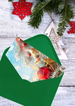 クリスマスカードでありがとう