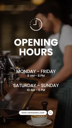 story : open hours