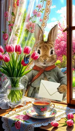 Easter postcard
