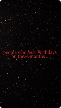 birthdays on these 