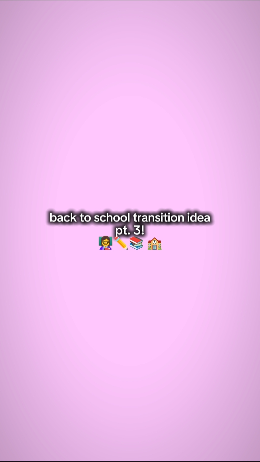 back to school
