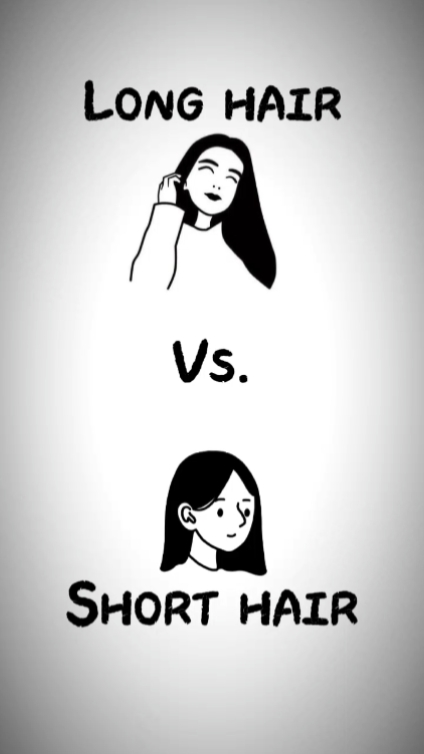 Cheveux longs vs cheveux courts 