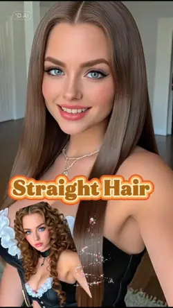 straight hair