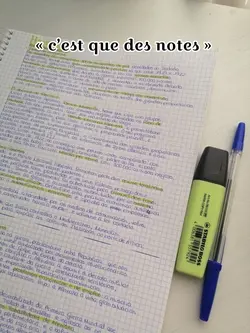 c’est que des notes.