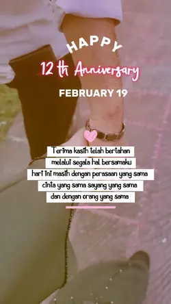 happy anniversary