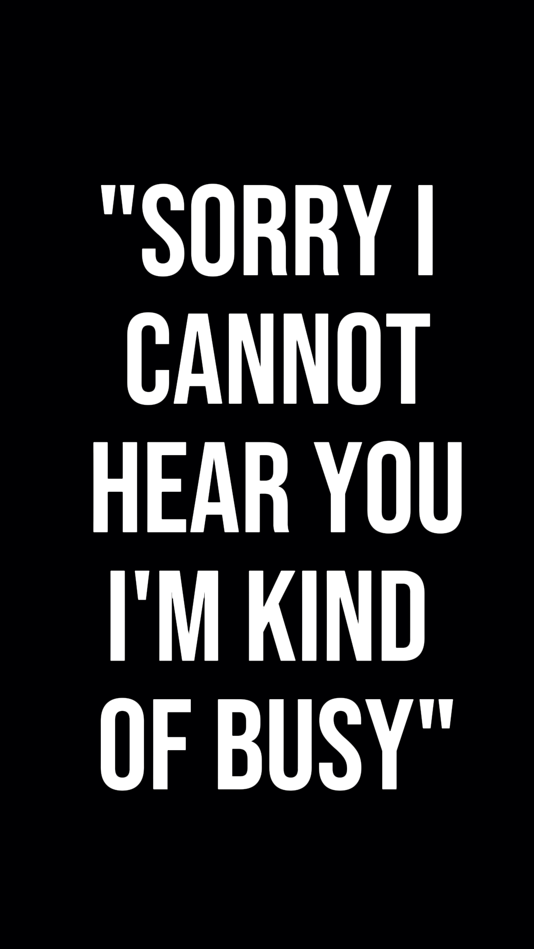kind of busy 