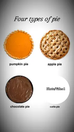 Four types of pie