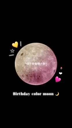 Birthday color 🌙