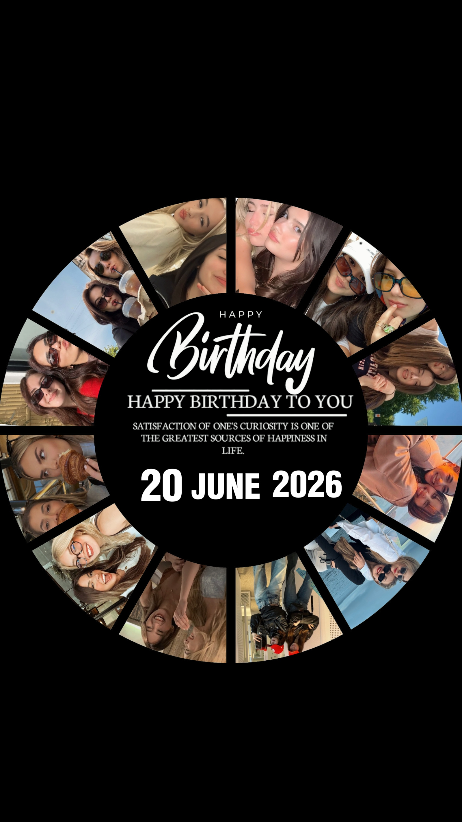 HBD BESTIE 20 JUNE