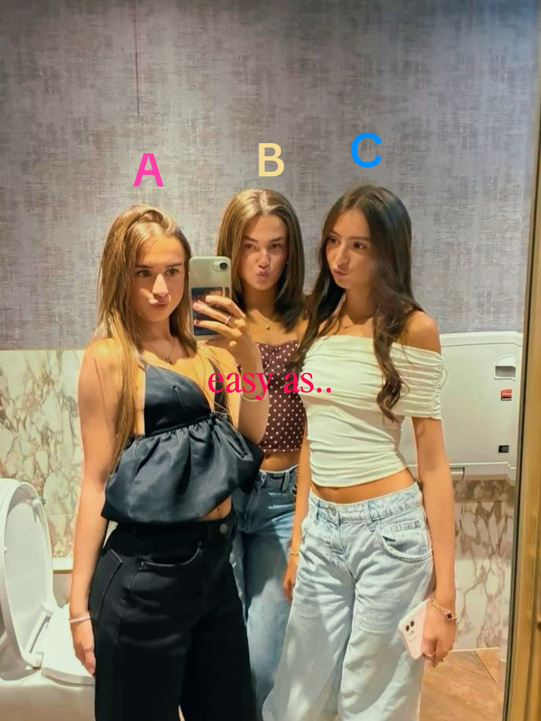 A B C fácil como💋