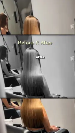 Before & After hair