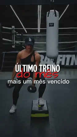 último treino mês