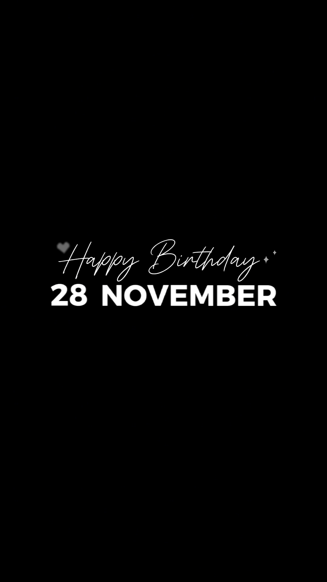 28 NOVEMBRE ANNIVERSAIRE