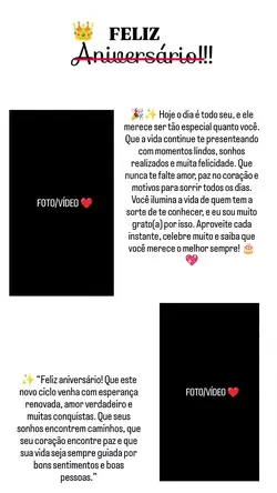 feliz aniversário