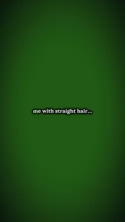 straight, curly hair
