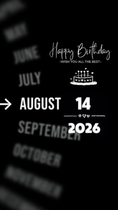 HBD BESTIE 14 AUGUST