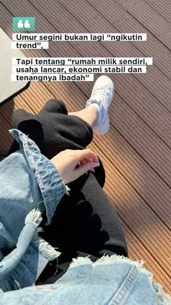 Bukan ngikutin trend