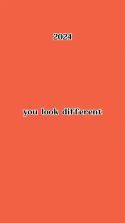 Look different 