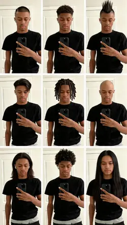 Man hairstyle