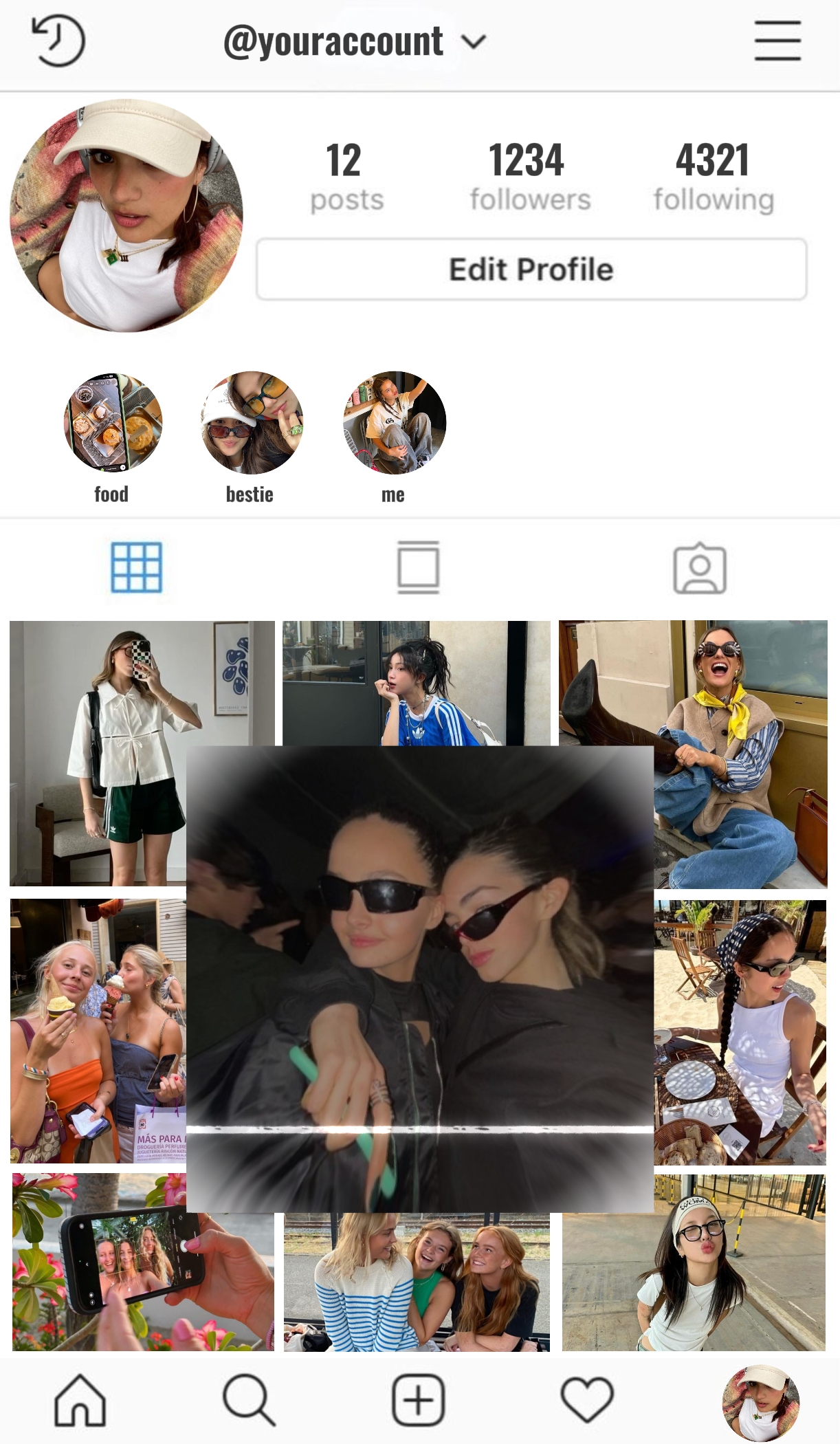 Instagram frame