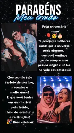 Parabéns irmão