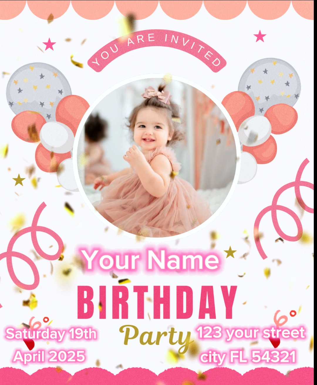 Invitación de cumpleaños